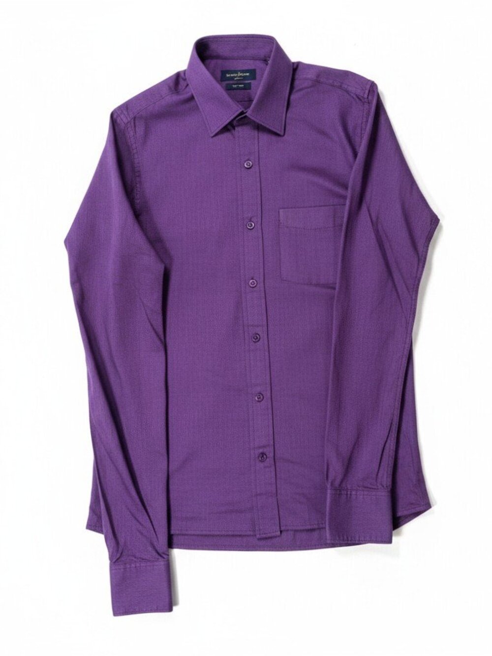 Deep Royal Radiance: The Robert Graham Textured Sport Shirt
